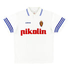 1995-96 Real Zaragoza adidas Home Shirt S Football Shirt