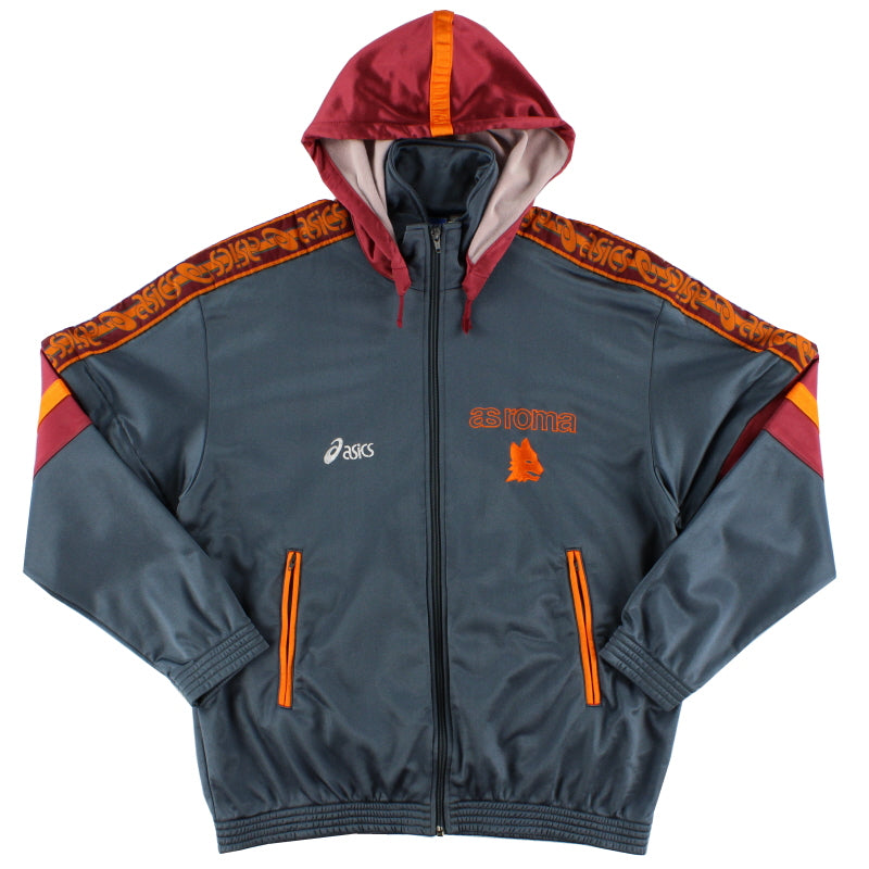 1995-96 Roma Asics Hooded Track Jacket XXL Jacket
