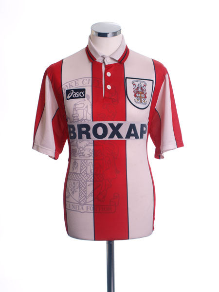 1995-96 Stoke City Home Shirt S Football Shirt