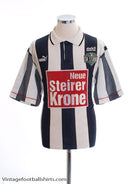 1995-96 Sturm Graz Home Shirt L Football Shirt
