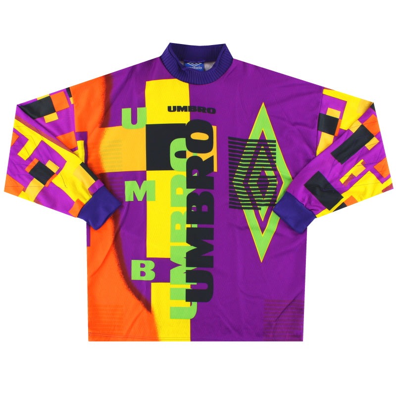 1995-96 Umbro Template Goalkeeper Shirt *Mint* L Football Shirt