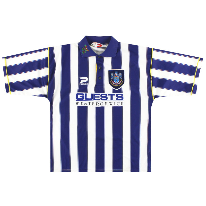 1995-96 West Brom Patrick Home Shirt *Mint* L Football Shirt
