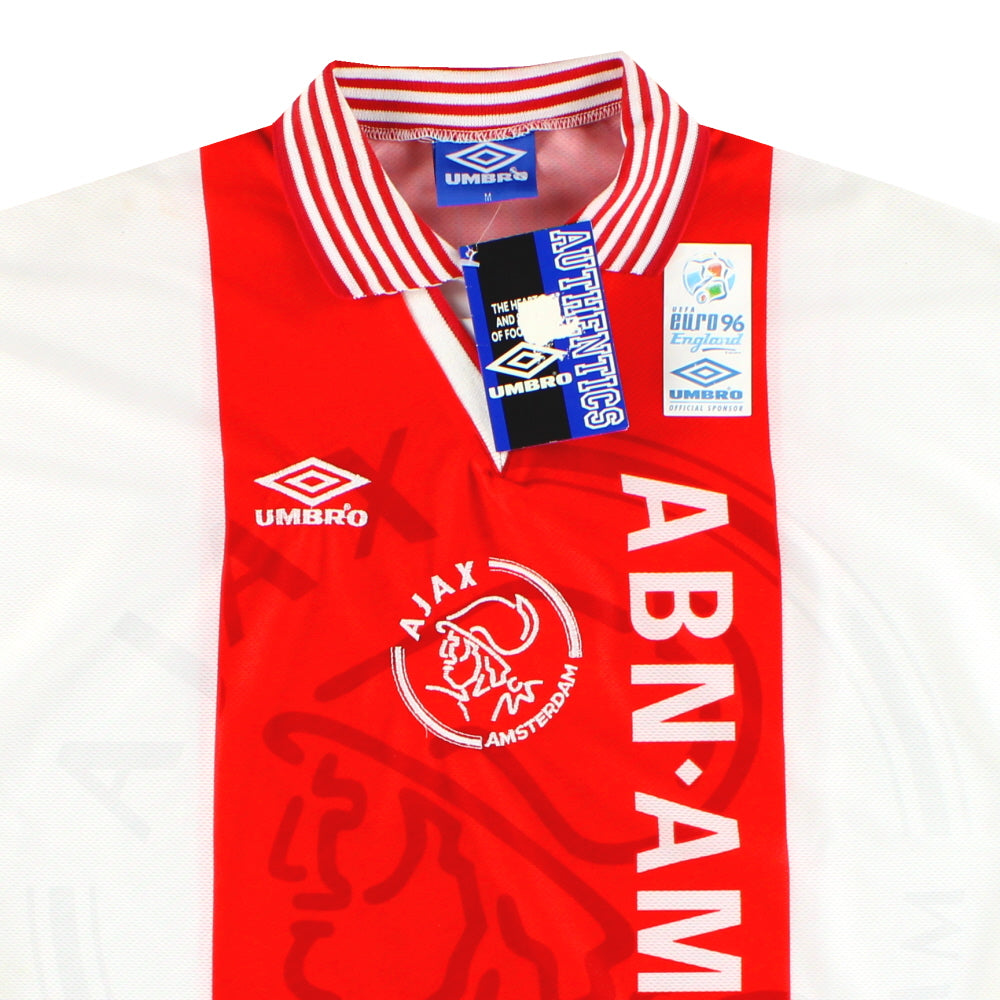 1995-96 Ajax Umbro Home Shirt *w/tags* M | Vintage Football Shirts