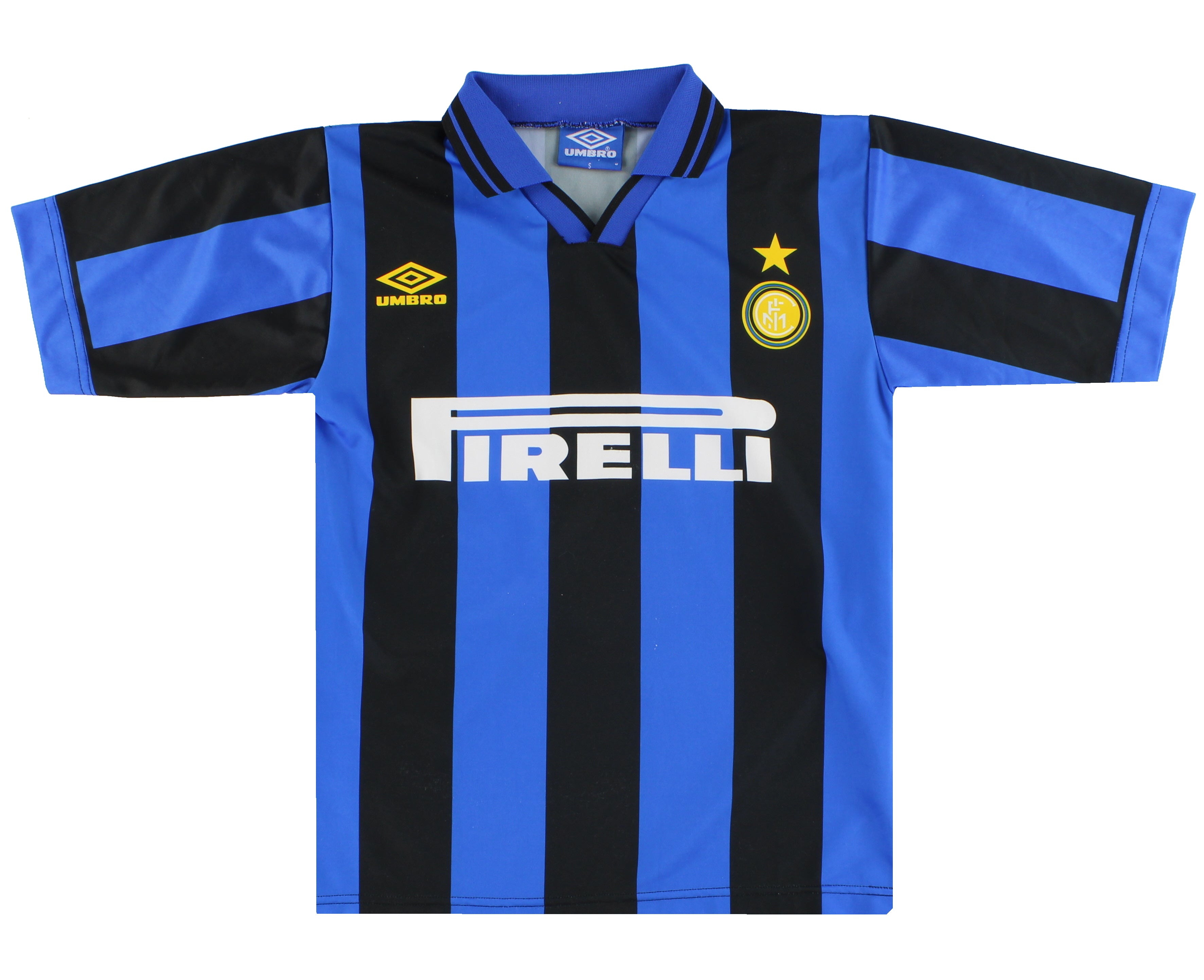 1995-96 Inter Milan Umbro Basic Home Shirt S