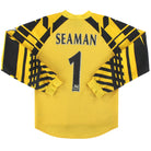 1995-97 Arsenal Goalkeeper Shirt Seaman #1 XL.Boys Football Shirt