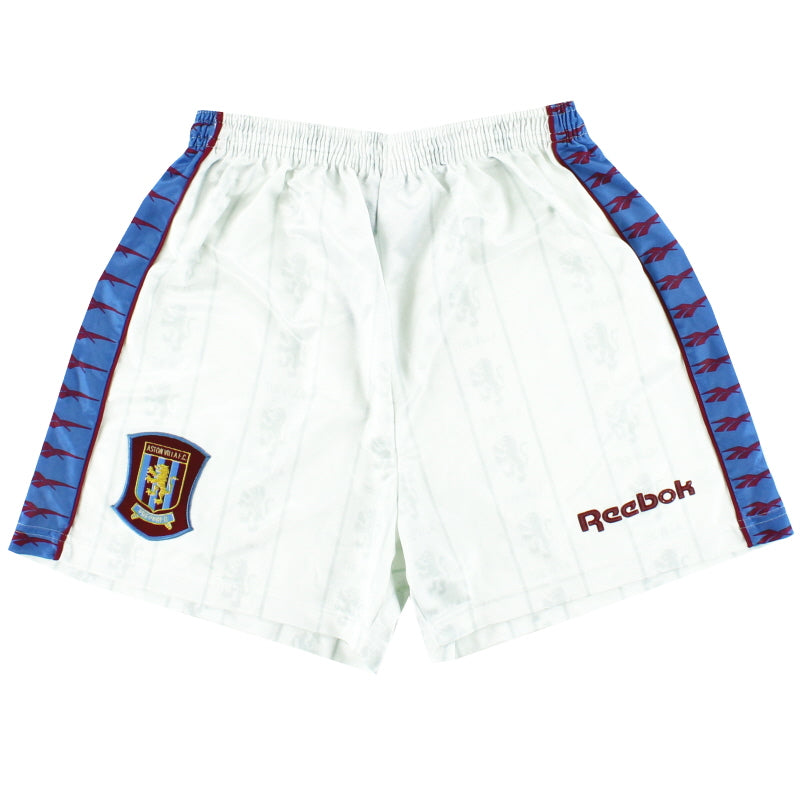 1995-97 Aston Villa Reebok Home Shorts S Football Shorts