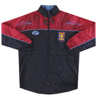 1995-97 Aston Villa Reebok Hooded Rain Jacket L Jacket