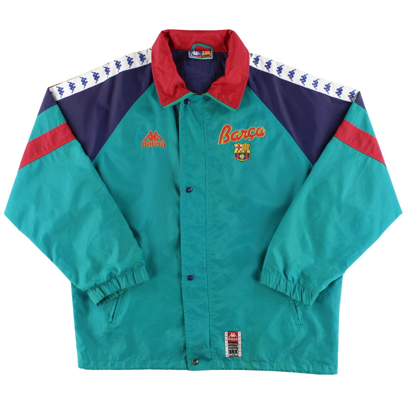 1995-97 Barcelona Kappa Rain Jacket XL Jacket