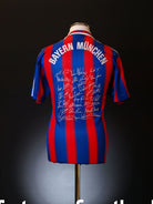 1995-97 Bayern Munich Commemorative Signed Home Shirt M Football Shirt