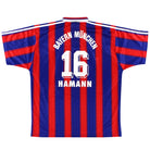 1995-97 Bayern Munich Home Shirt Hamann #16 XL Football Shirt