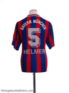 1995-97 Bayern Munich Home Shirt Helmer #5 L Football Shirt