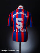 1995-97 Bayern Munich Home Shirt Helmer #5 L Football Shirt