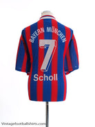 1995-97 Bayern Munich Home Shirt Scholl #7 XXL Football Shirt