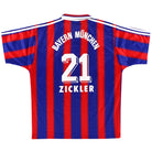 1995-97 Bayern Munich Home Shirt Zickler #21 L Football Shirt