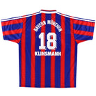 1995-97 Bayern Munich Home Shirt Klinsmann #18 S Football Shirt