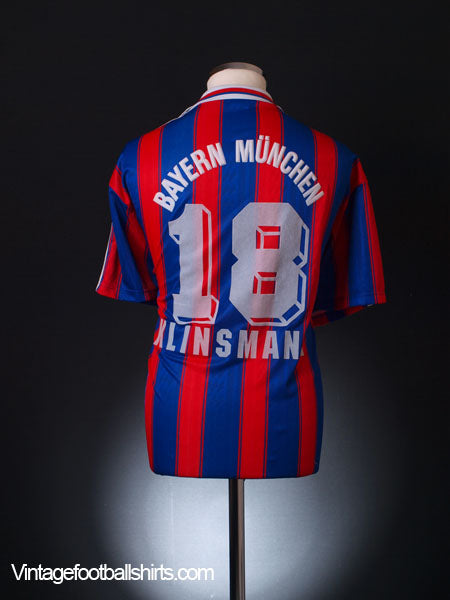 1995-97 Bayern Munich Home Shirt Klinsmann #18 M Football Shirt