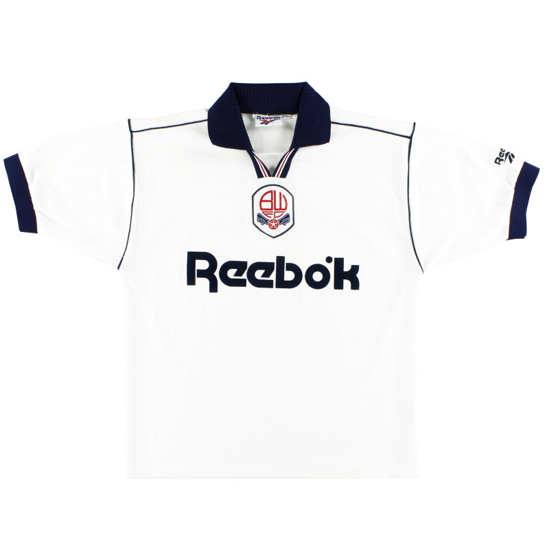 1995-97 Bolton Reebok Home Shirt *Mint* M Football Shirt