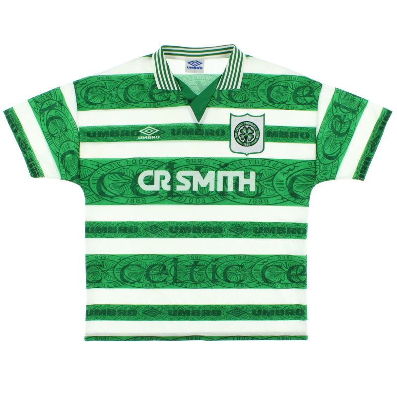 1995-97 Celtic Home Shirt L Football Shirt
