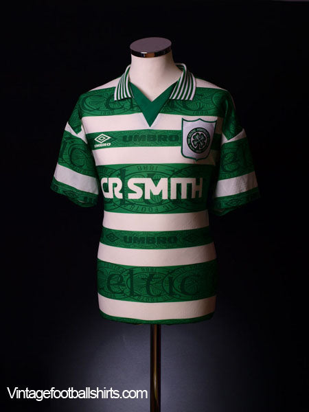 1995-97 Celtic Home Shirt Y Football Shirt
