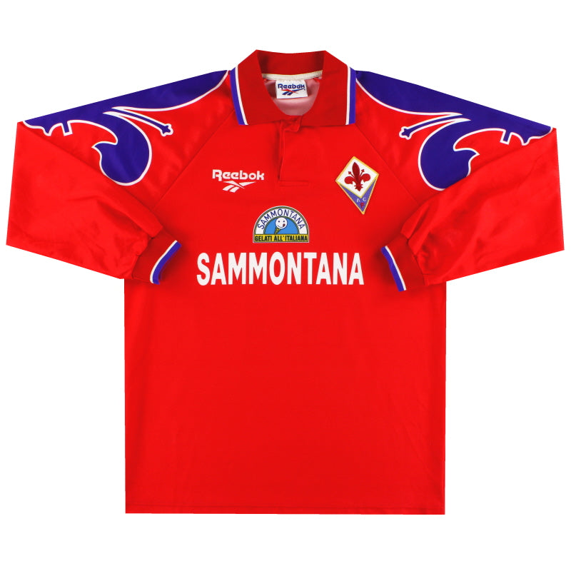 1995-97 Fiorentina Reebok Third Shirt L/S M Football Shirt