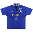 1995-97 Home Farm Everton Umbro 'FA Cup Final' Home Shirt L Football Shirt