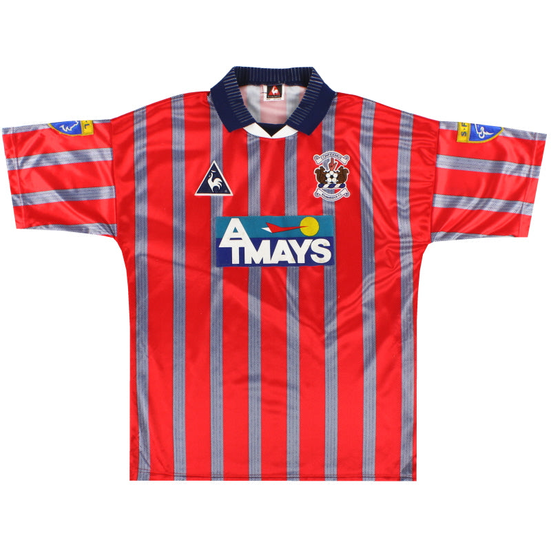 1995-97 Kilmarnock Le Coq Sportif Match Issue Away Shirt #5 L Football Shirt