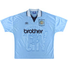 1995-97 Manchester City Umbro Home Shirt XXL Football Shirt