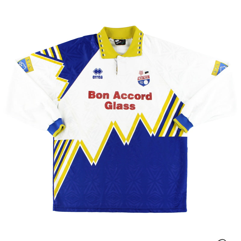 1995-97 Montrose Errea Match Issue Home Shirt L/S #7 XL Football Shirt