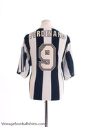 1995-97 Newcastle Home Shirt Ferdinand #9 XL Football Shirt