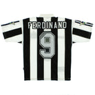 1995-97 Newcastle Home Shirt Ferdinand #9 S Football Shirt