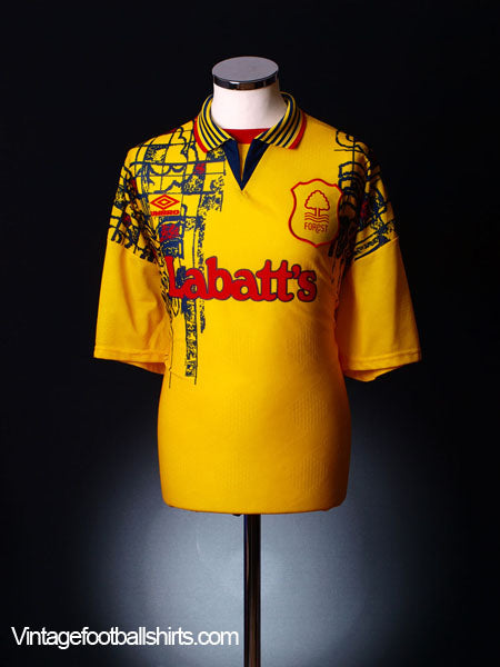 1995-97 Nottingham Forest Away Shirt L Football Shirt