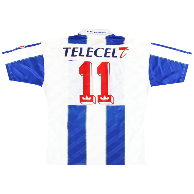 1995-97 Porto adidas Match Issue Home Shirt #11 XL | Vintage