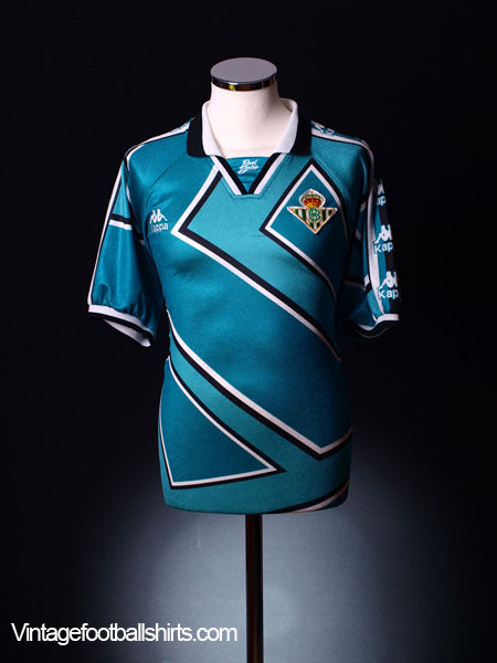 1995-97 Real Betis Away Shirt L Football Shirt