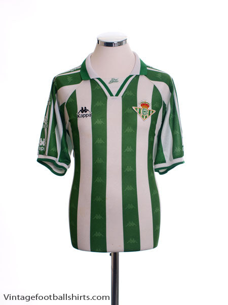 1995-97 Real Betis Home Shirt L Football Shirt