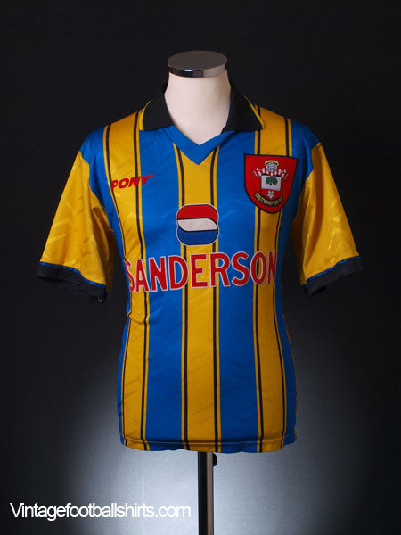 Yellow Saints Away Shirt 1995-97 Southampton Away Shirt S