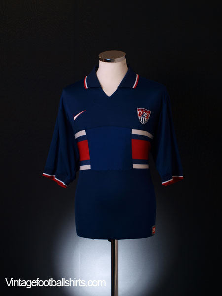 1995-97 USA Away Shirt Player Issue M Football Shirt