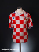 1995-98 Croatia Home Shirt L Football Shirt