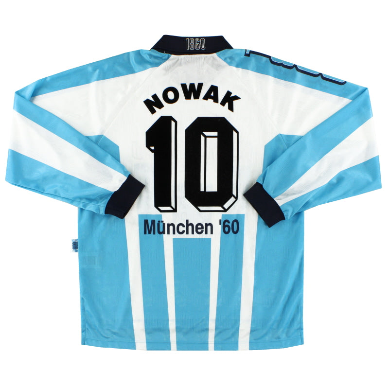 1996-97 1860 Munich Home Shirt Nowak #10 L/S *Mint* XL Football Shirt
