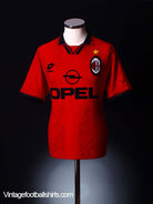1996-97 AC Milan Fourth Shirt M Football Shirt