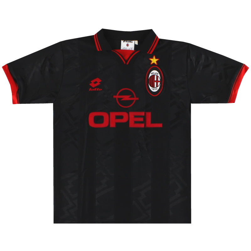 1996-97 AC Milan Lotto Third Shirt L Football Shirt