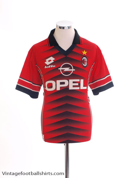 1996-97 AC Milan Lotto Training Shirt M Training Shirt