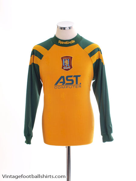 1996-97 Aston Villa Goalkeeper Shirt M Football Shirt