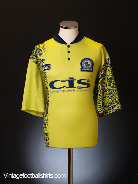 1996-97 Blackburn Away Shirt Y Football Shirt