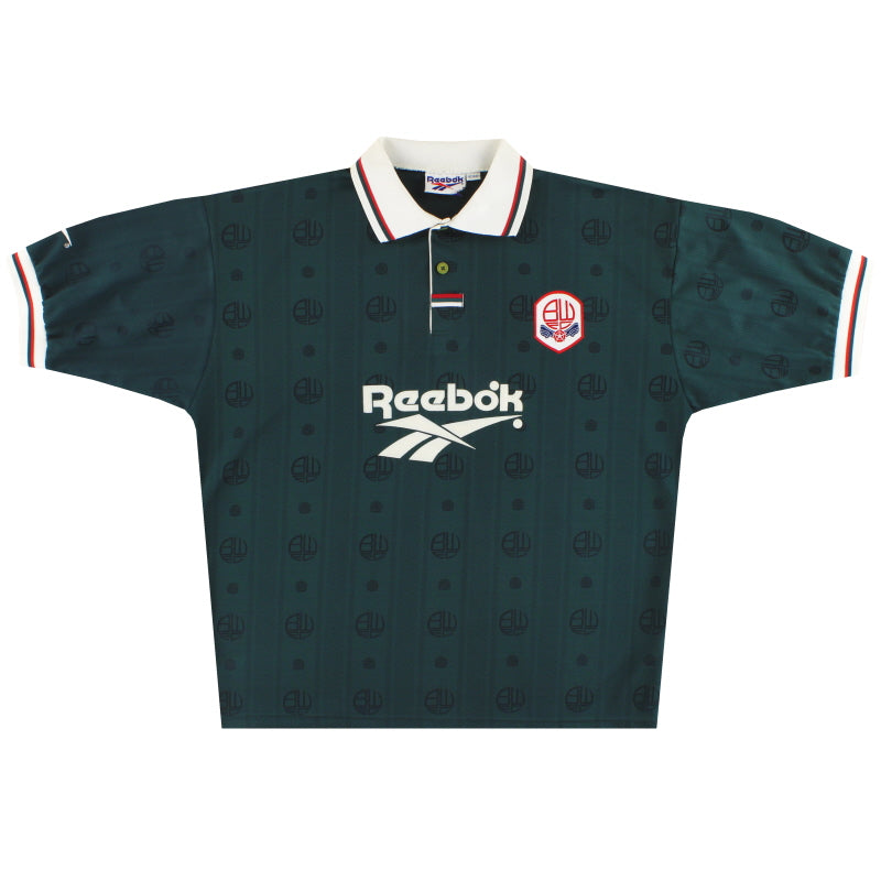 1996-97 Bolton Reebok Away Shirt *Mint* L Football Shirt