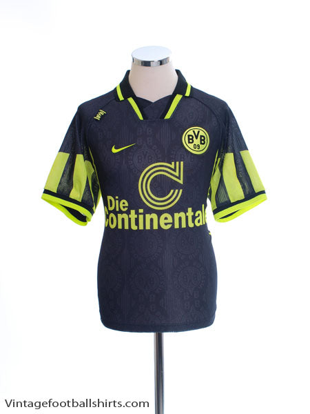 1996-97 Borussia Dortmund Away Shirt L Football Shirt