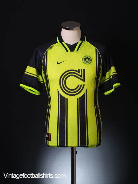 1996-97 Borussia Dortmund European Home Shirt L.Boys  Football Shirt