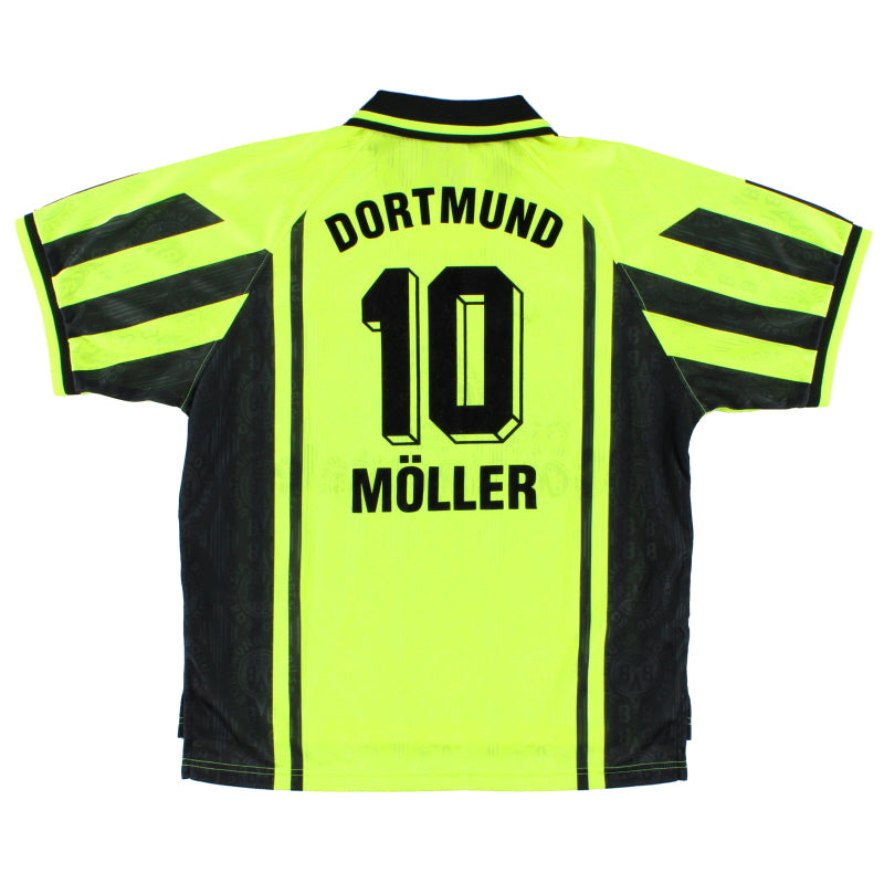 1996-97 Borussia Dortmund Home Shirt Moller #10 XL Football Shirt