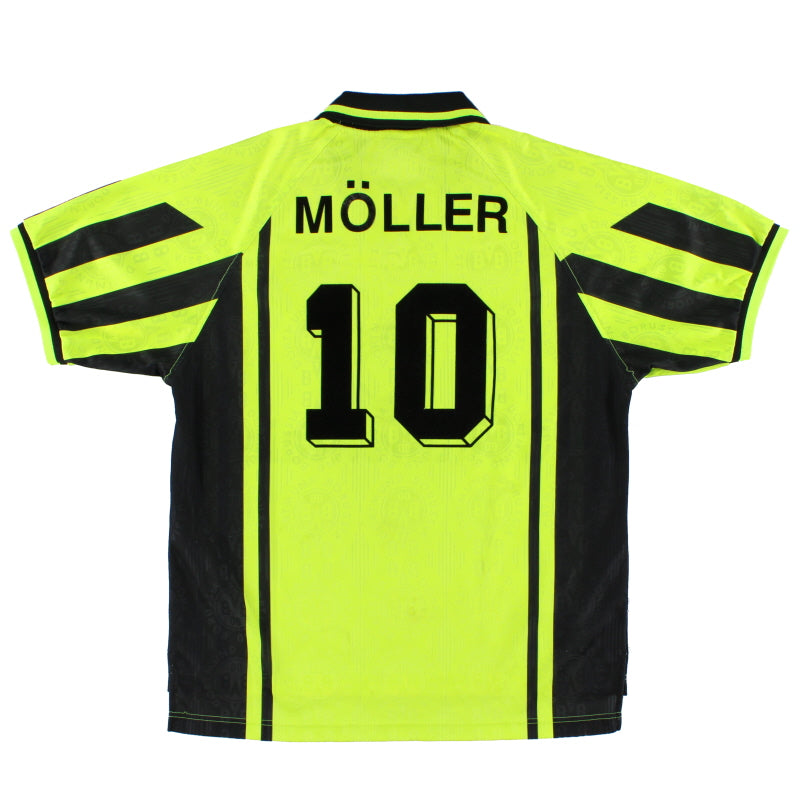 1996-97 Borussia Dortmund Home Shirt Moller #10 L Football Shirt