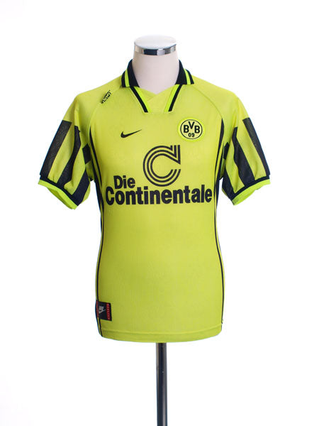 1996-97 Borussia Dortmund Home Shirt M Football Shirt
