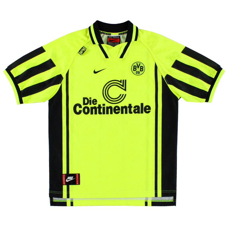 1996-97 Borussia Dortmund Nike Home Shirt XL Football Shirt